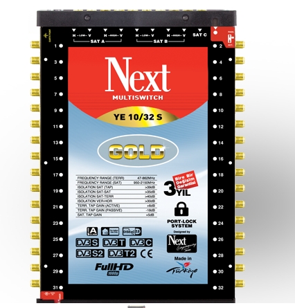 Next 10×12 Plus Ledli Uydu Santrali